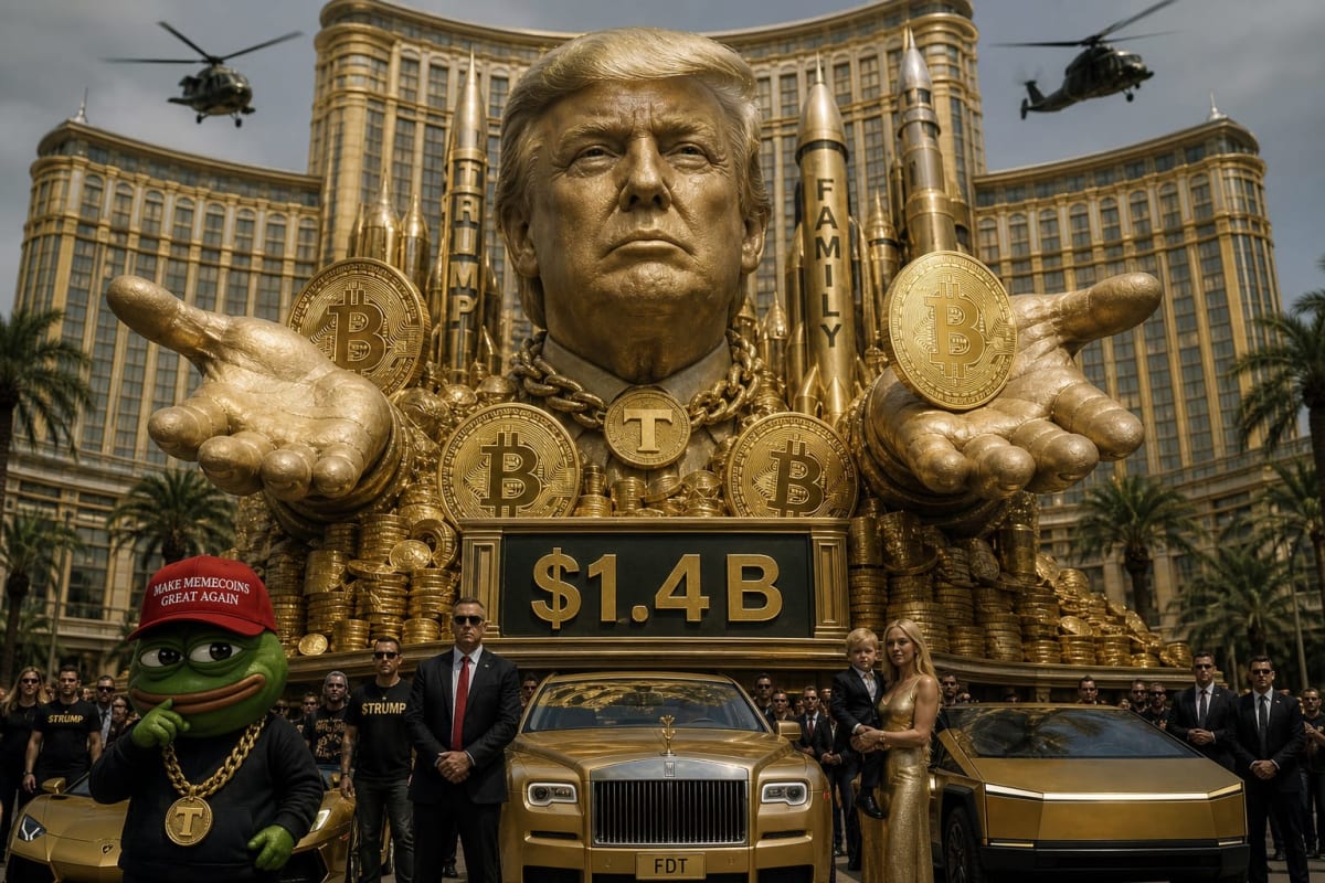 Trump Reported $1.4 Billion From Crypto in 2025, Filings Show — Tokens, Meme Coins and Family Ties