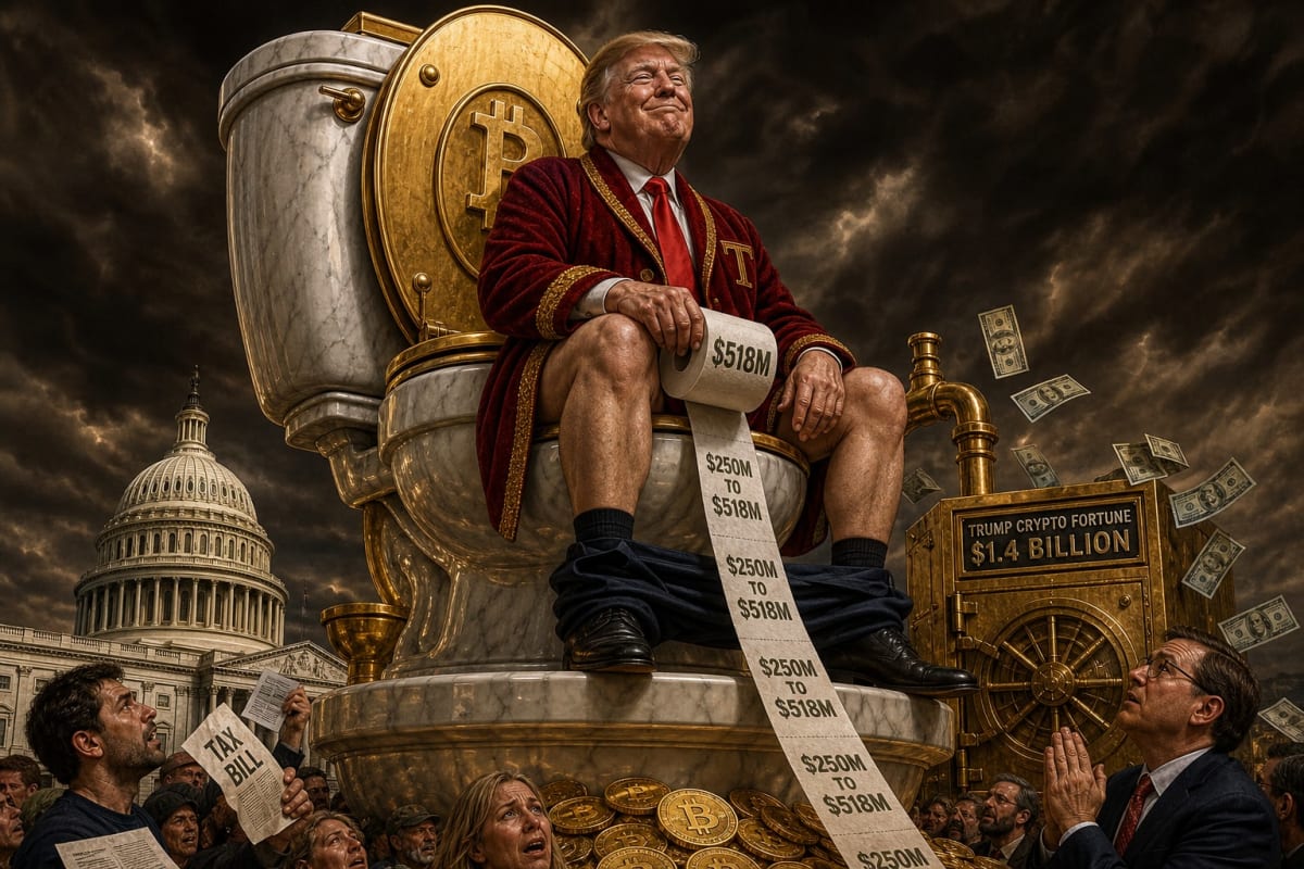 Trump’s $1.4 Billion Crypto Windfall: Could His Tax Bill Be $250M to $518M?