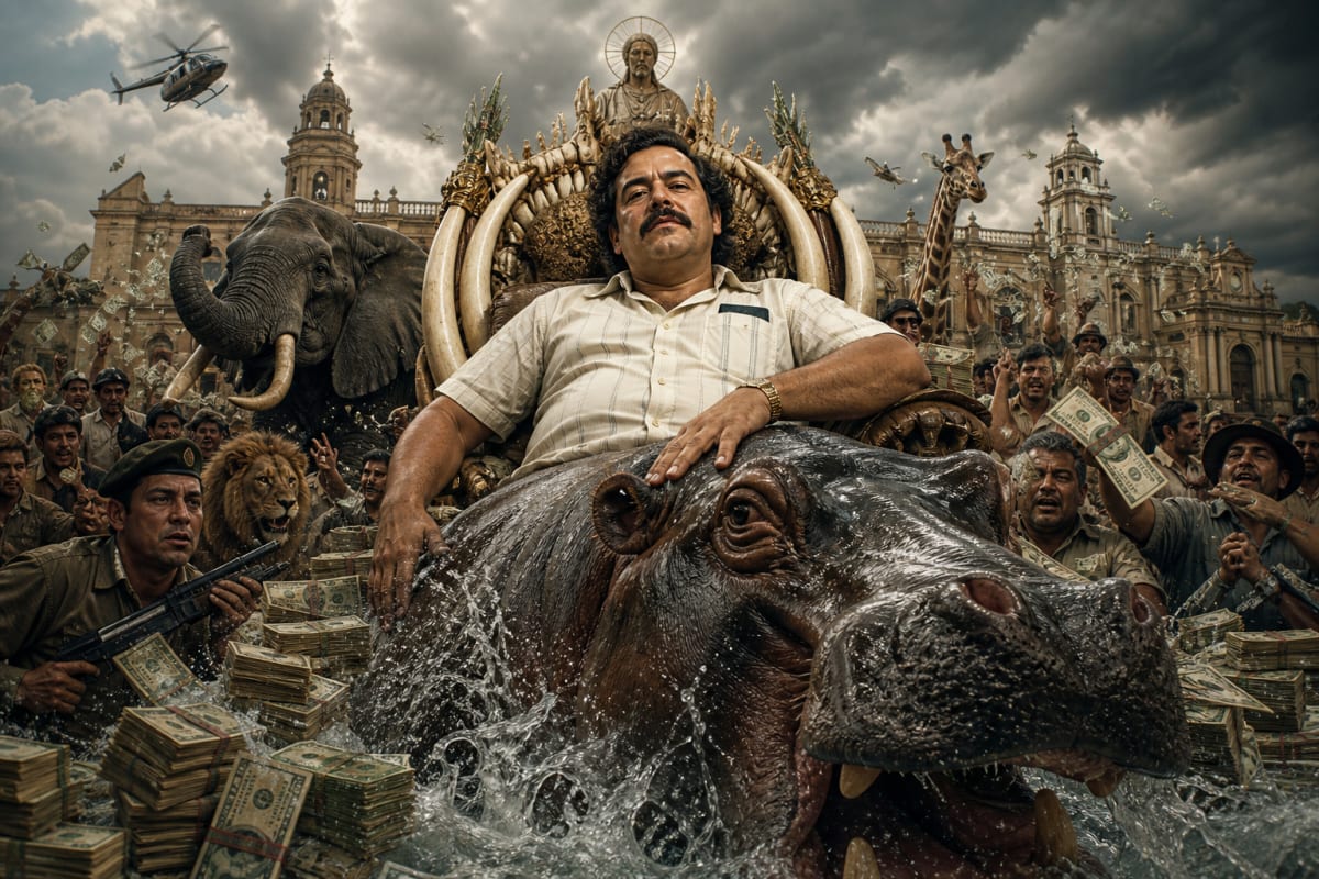 Pablo Escobar: The Kingpin Who Bought Zoos, Hippos, And His Own Delusion Of Immortality