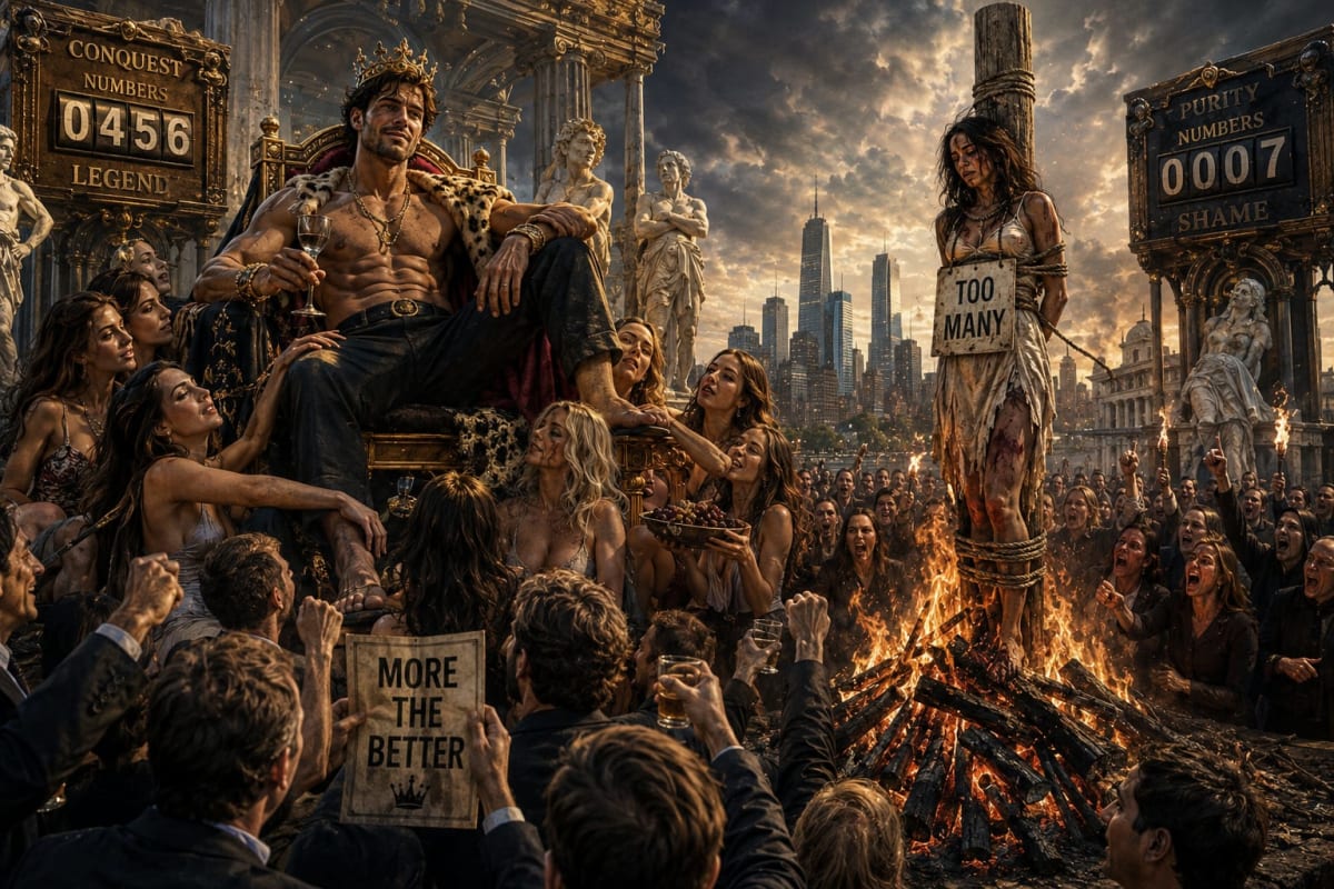 The Great Numbers Game: Why We Crown Male Sluts Kings and Burn Female Ones at the Stake