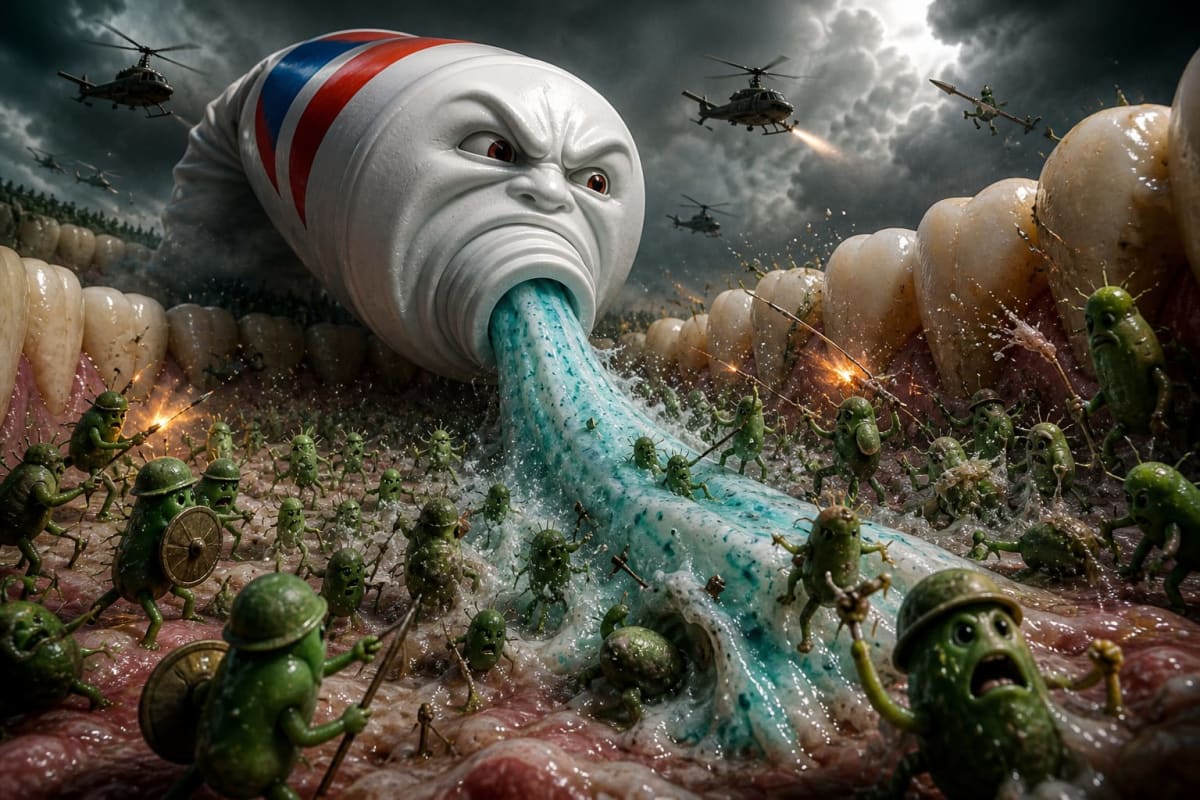 Your Toothpaste Is Waging War On The One Army Keeping Your Mouth Alive