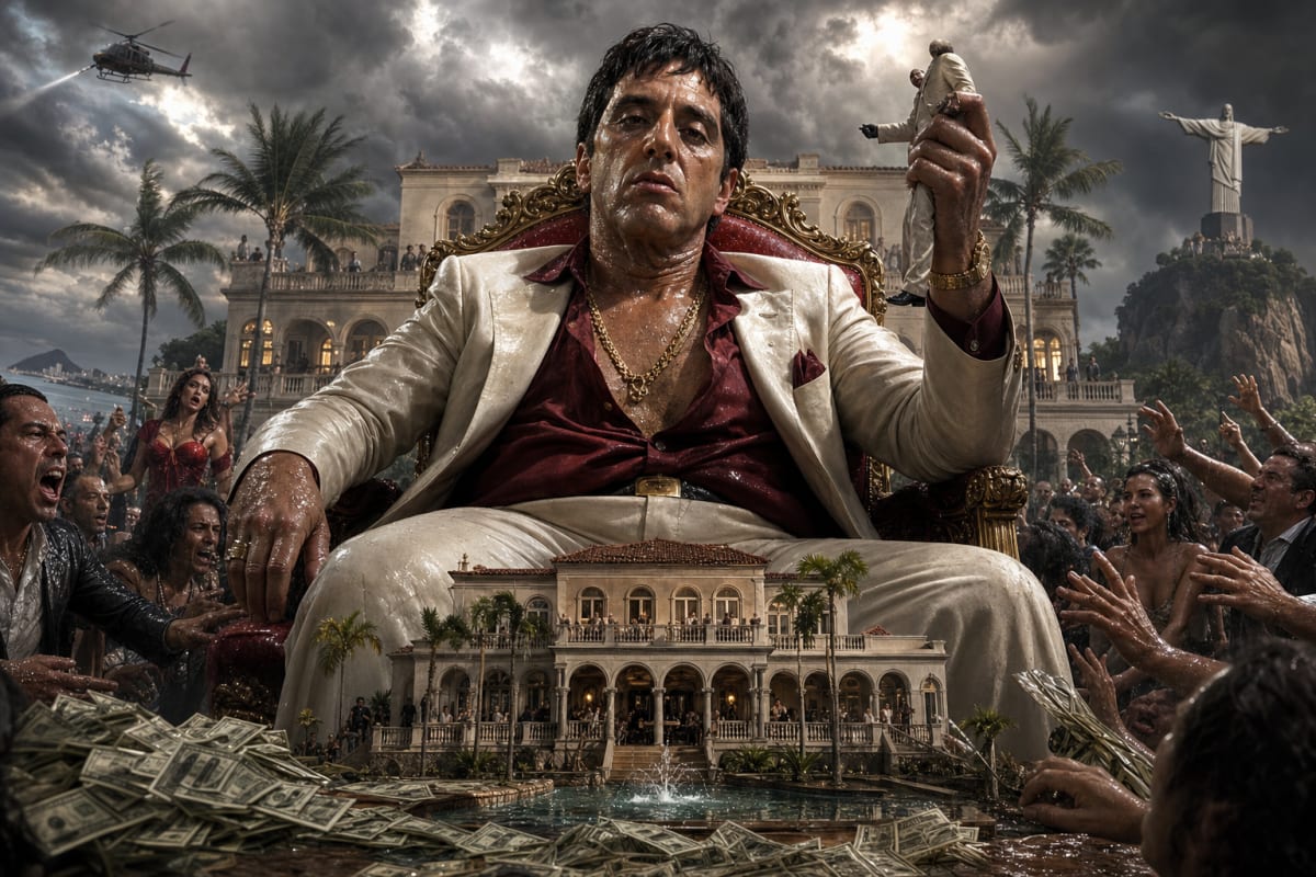 Tony Montana: The Sweaty Little Emperor Who Bought a Mansion and Forgot to Buy a Personality