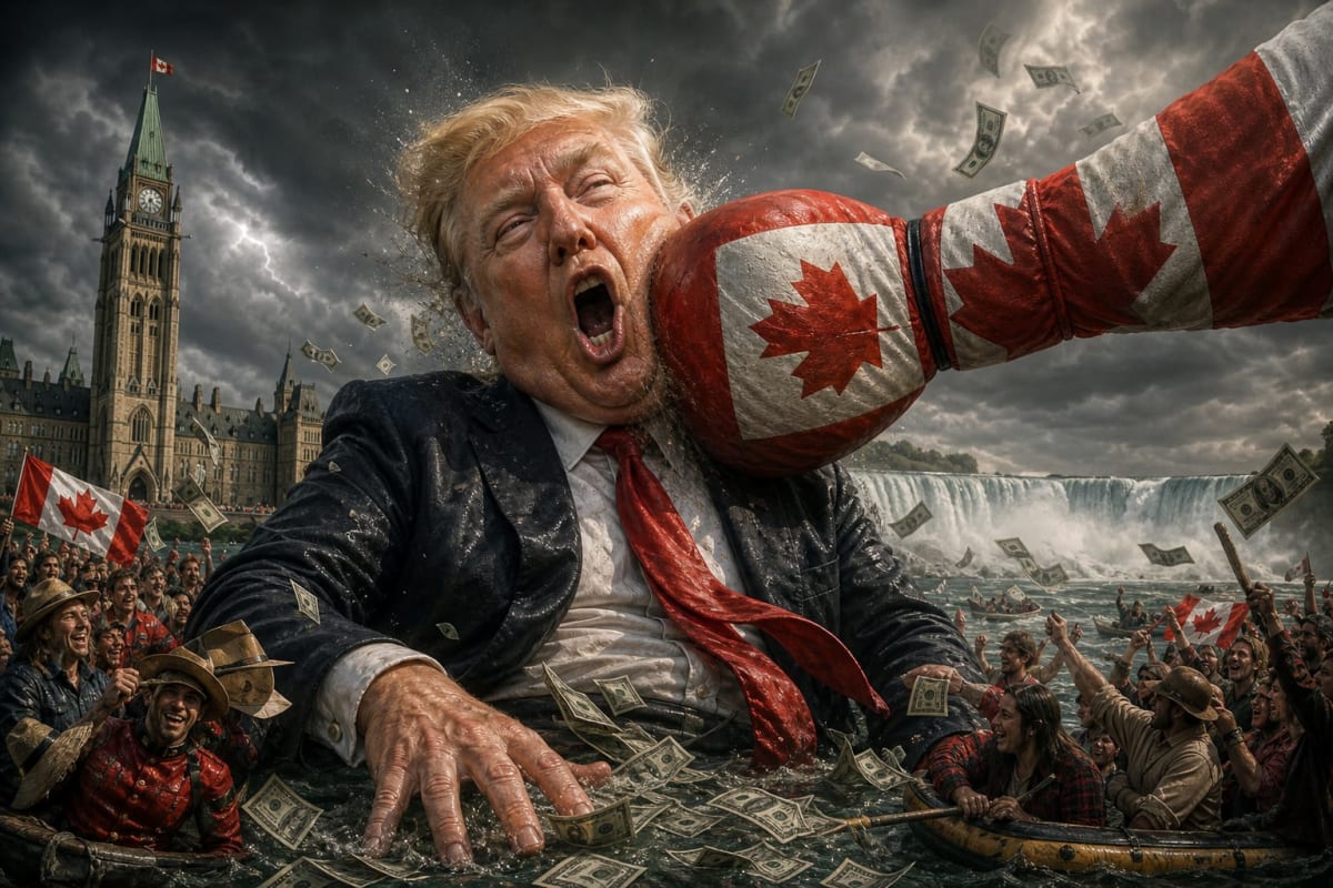 Trump Ignites Trade War With Canada as MAGA Bully Tactics Blow Up in His Face