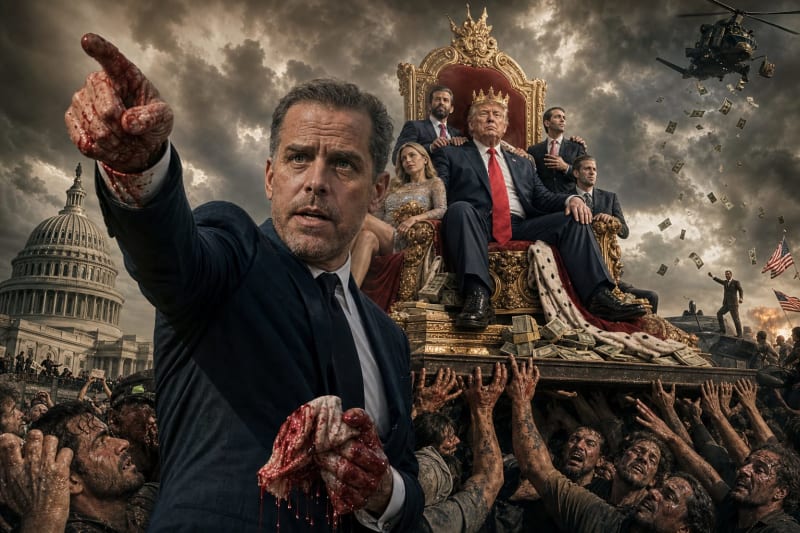 Hunter Biden’s Scorching Charge: Trump Family Rule Is A Kleptocratic King and The U.S. Has Blood On Its Hands