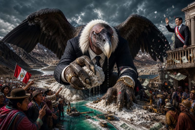 Peru's Lithium Rush: How a Fujimori Win Became a Payday for Foreign Mining Vultures