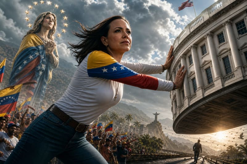 María Corina Machado Pushing Trump White House To Arrange Her Safe Return To Venezuela 