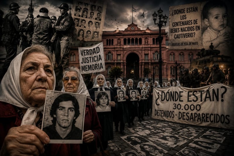 Plaza de Mayo Mothers Demand Truth After 30,000 Disappearances and Stolen Babies