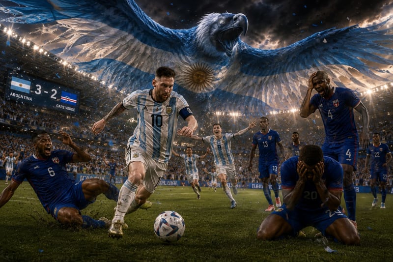 Messi Breaks Cape Verde Hearts in Miami After Thrilling 3-2 World Cup Win
