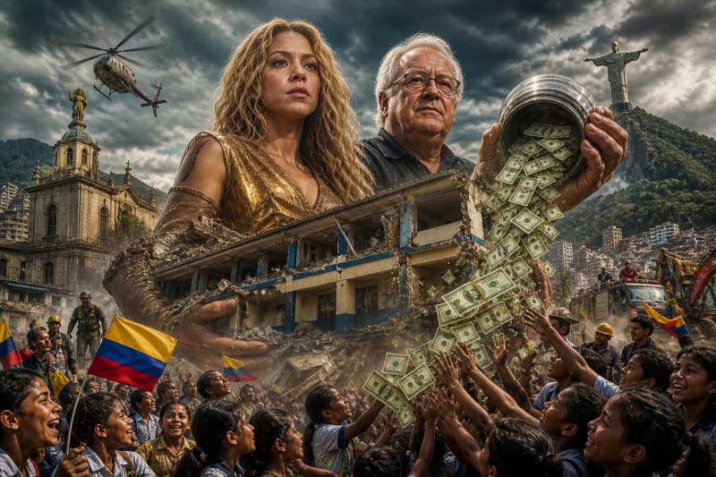 Shakira and Howard Buffett Team Up to Rebuild Earthquake-Destroyed Schools in Colombia ❤️🔥💵 