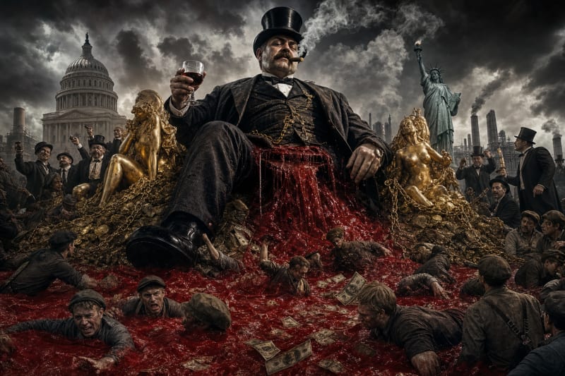 The Robber Barons of the Gilded Age: The Blood Money Kings Who Bought America and Buried the Bodies