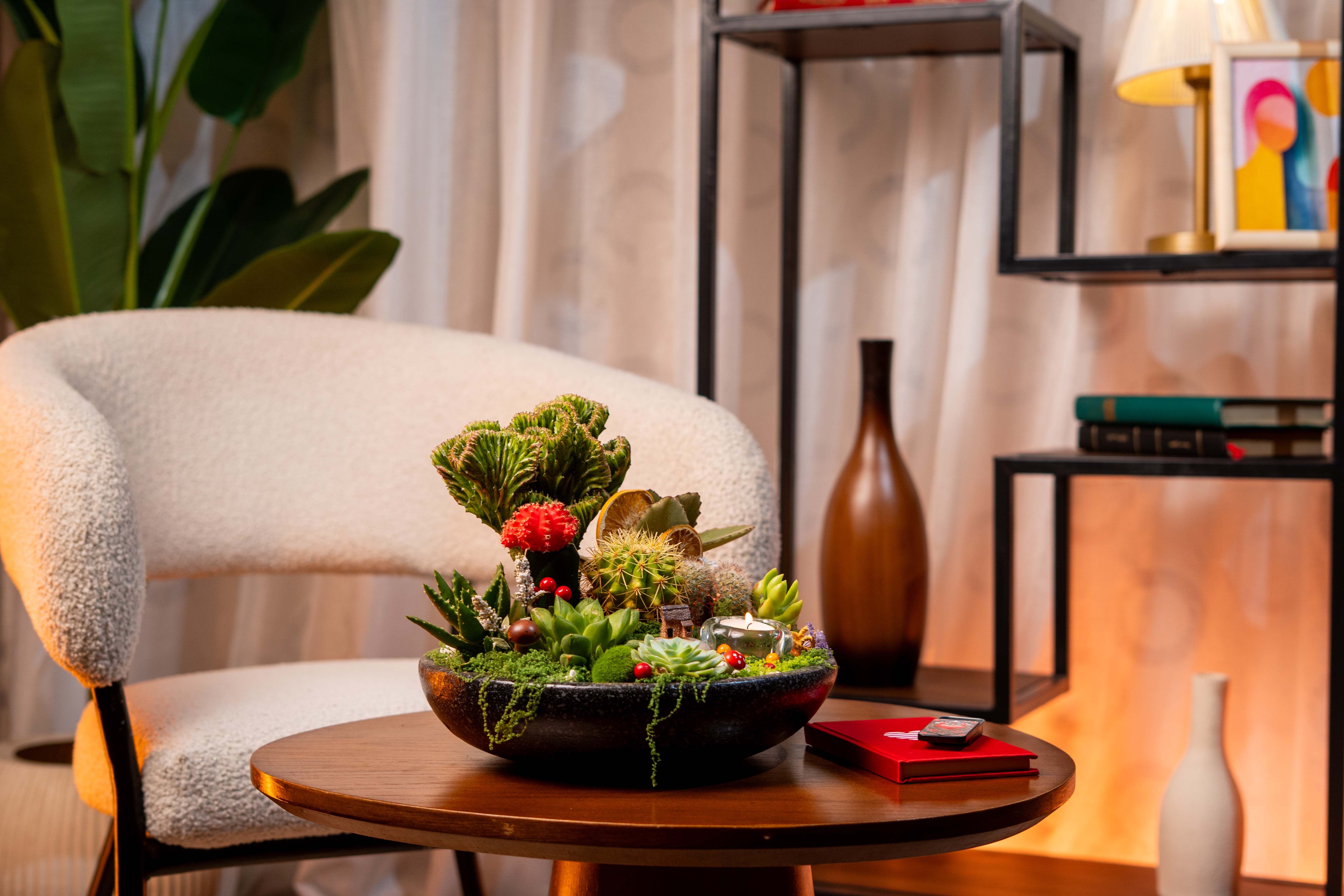 Plant styled interior
