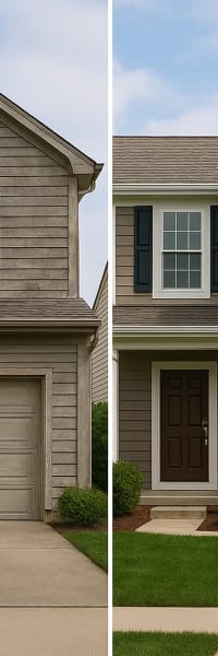 Commercial exterior painting project in Texas