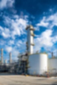 Global Energy Company Refinery oil refinery in Baytown, TX - after commercial painting transformation