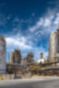 Global Energy Company Refinery oil refinery in Baytown, TX - before professional painting by Moorhouse Coating