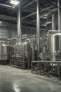 Beverage Processing Plant beverage processing in Tempe, AZ - before professional painting by Moorhouse Coating