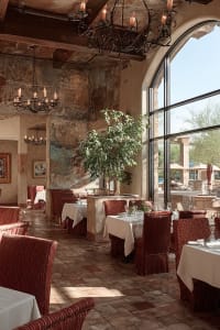 The Phoenician Resort Restaurants luxury hospitality in Scottsdale, AZ - before professional painting by Moorhouse Coating