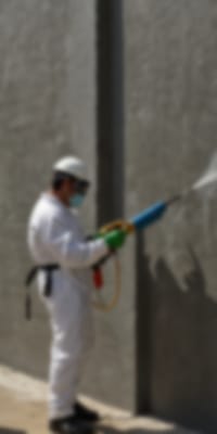 Professional anti-graffiti coating application