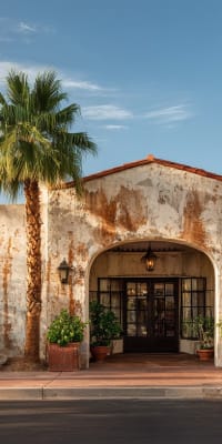 Desert luxury resort before renovation