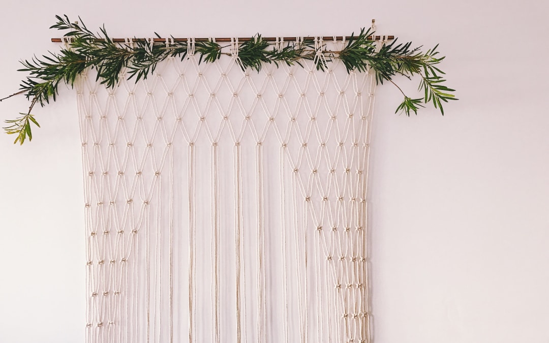 Tendances décoration de mariage 2022 : les macramés