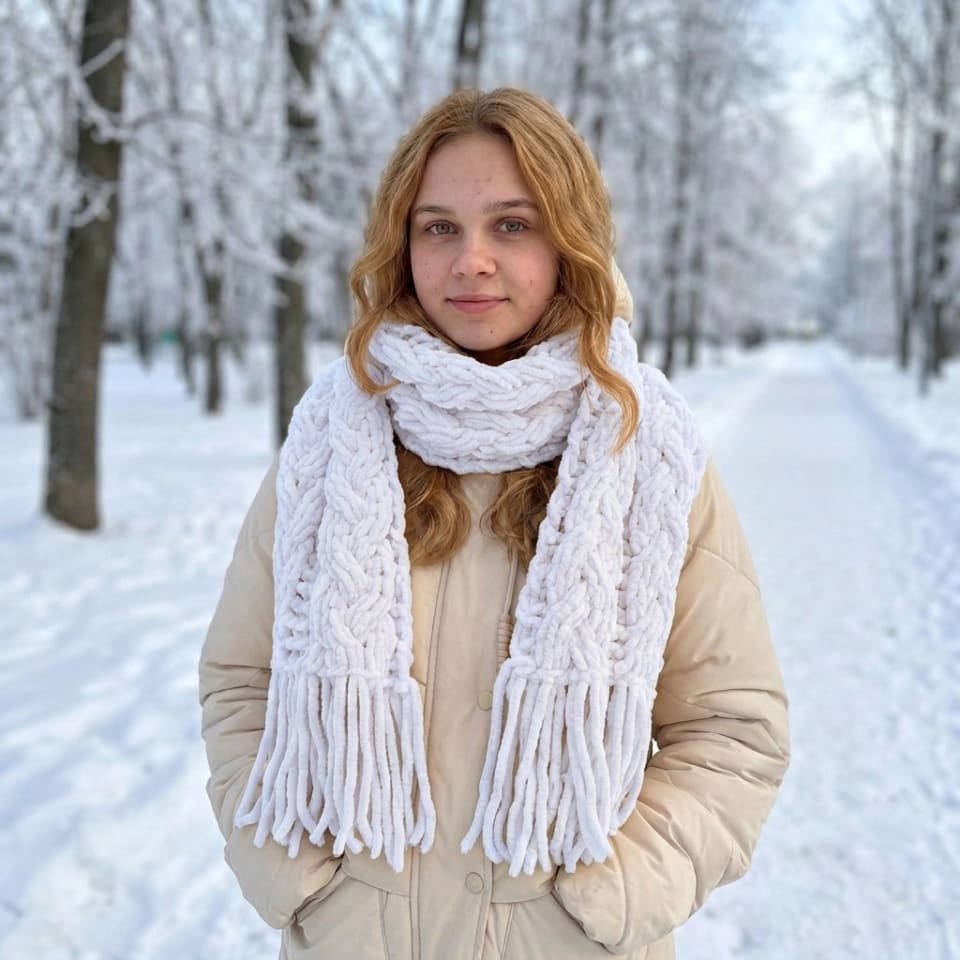 Шарф Косичка