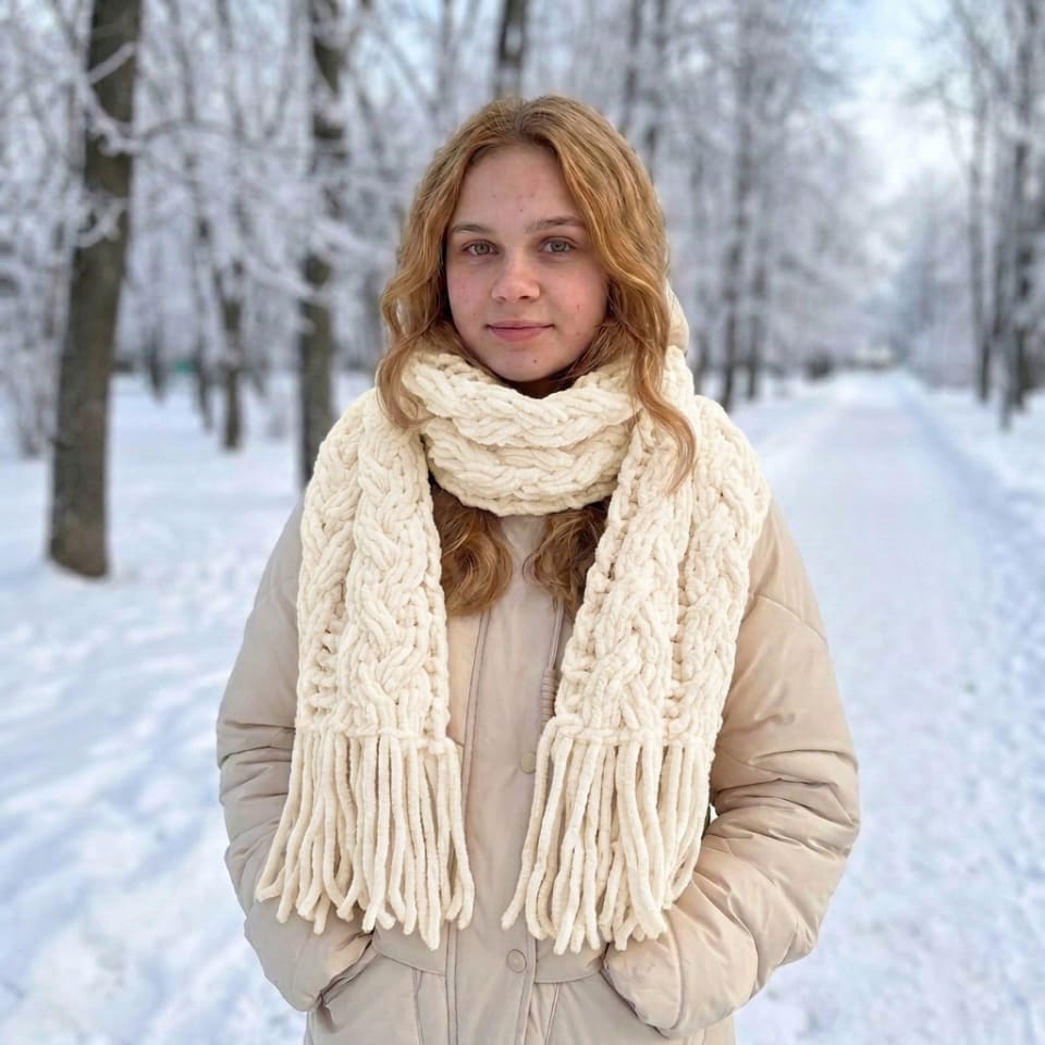 Шарф Косичка