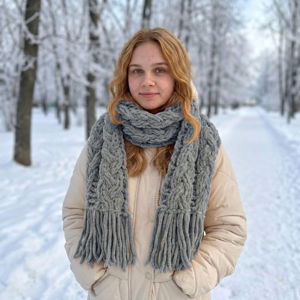 Шарф Косичка