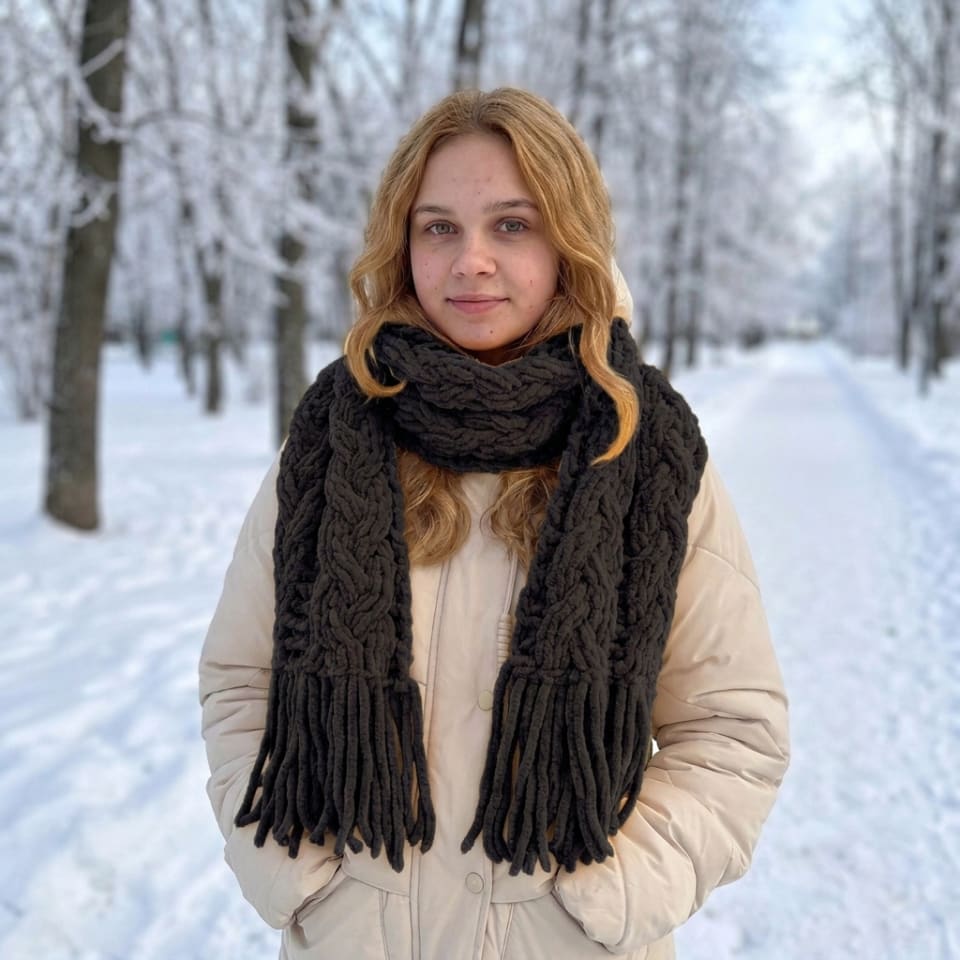 Шарф Косичка