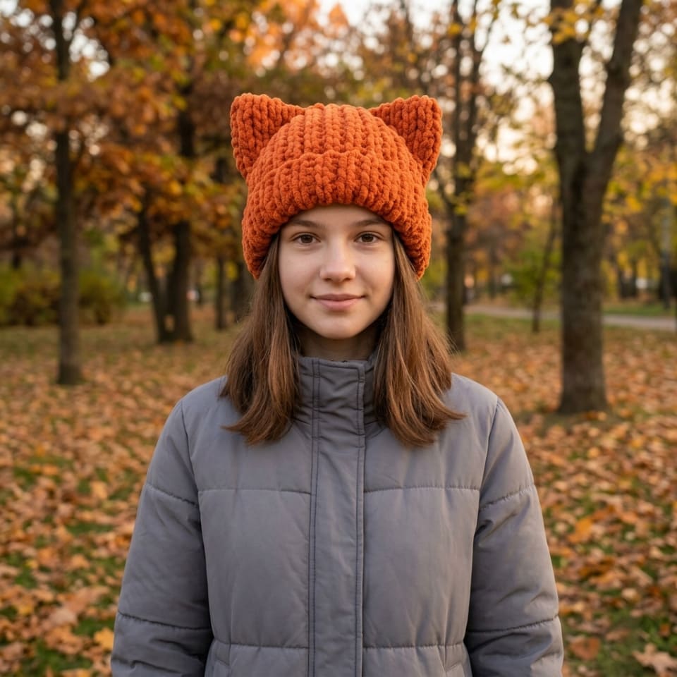 Шапка Лисичка