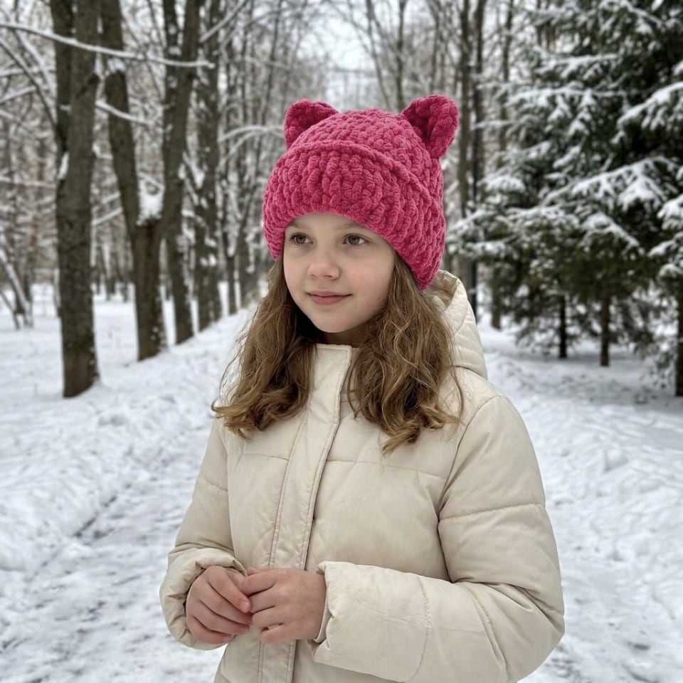 Шапка Котик
