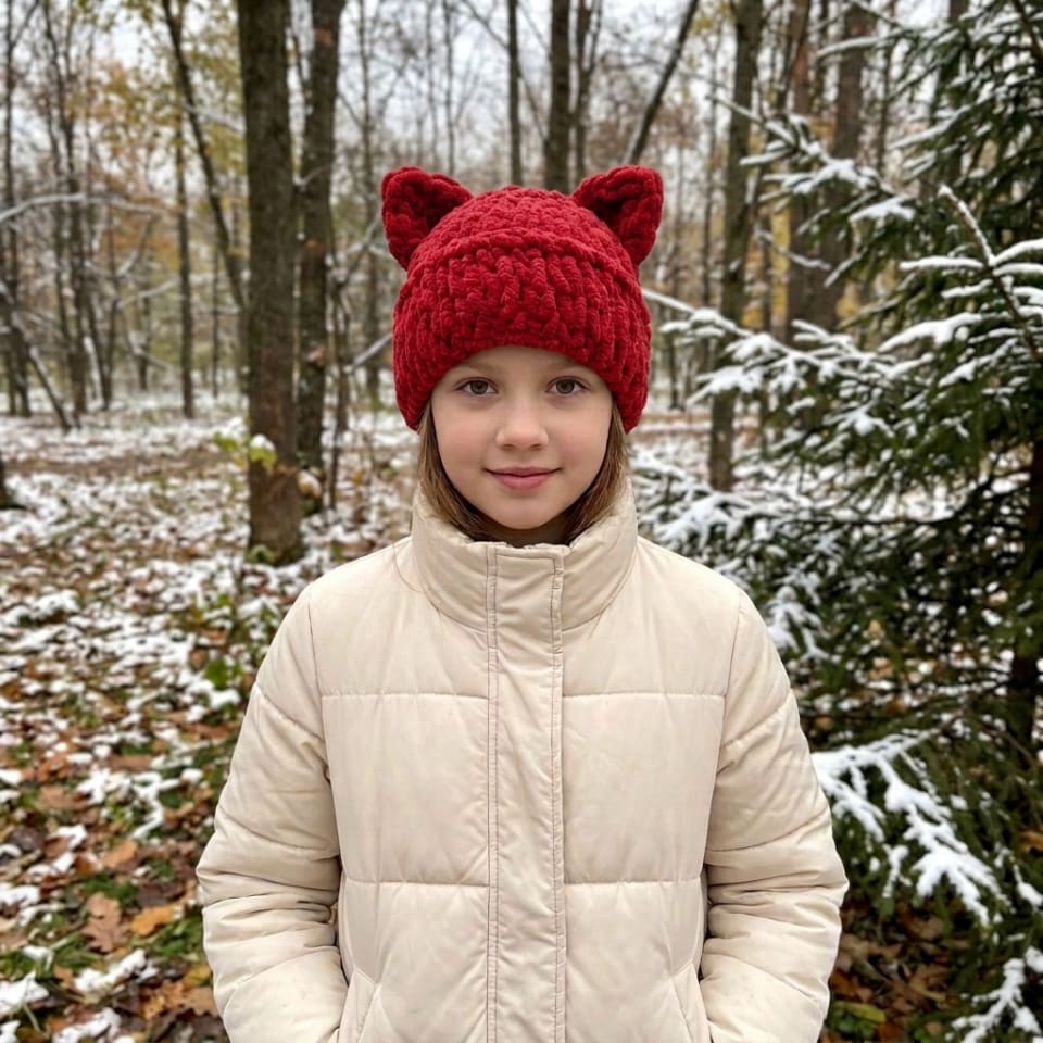 Шапка Котик