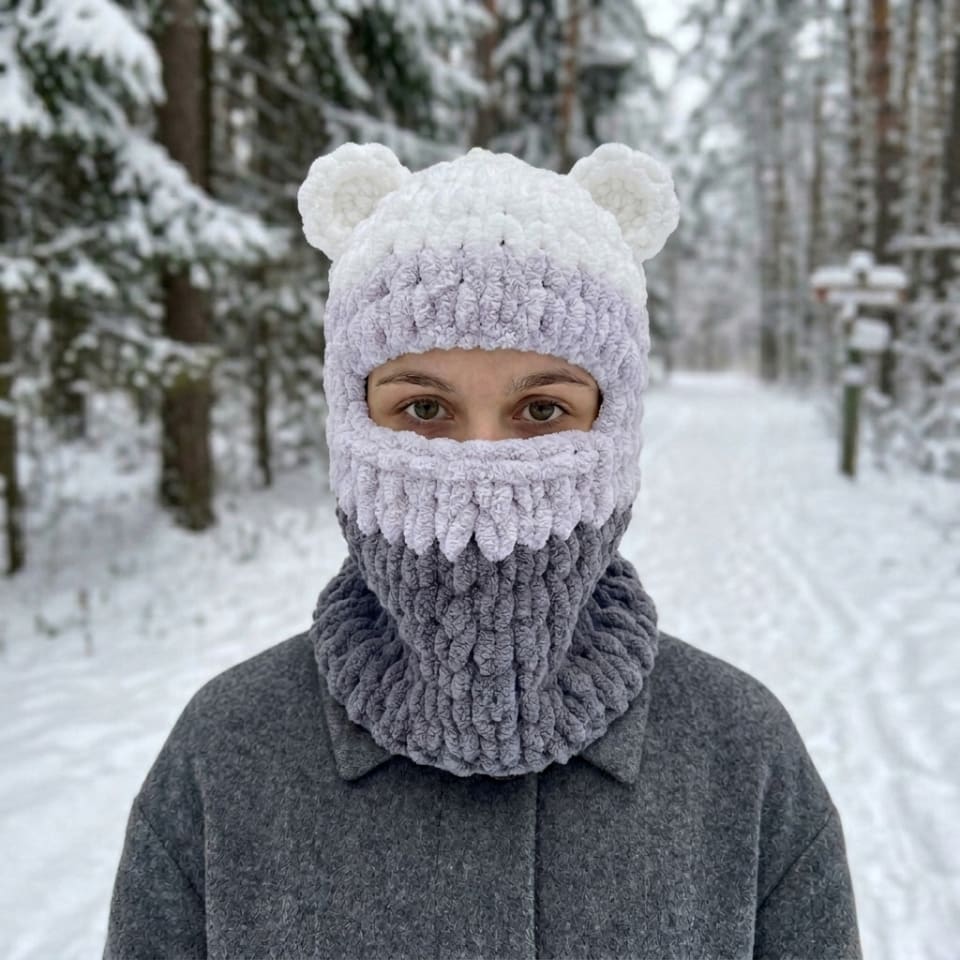 Балаклава Ведмедик (триколірна)