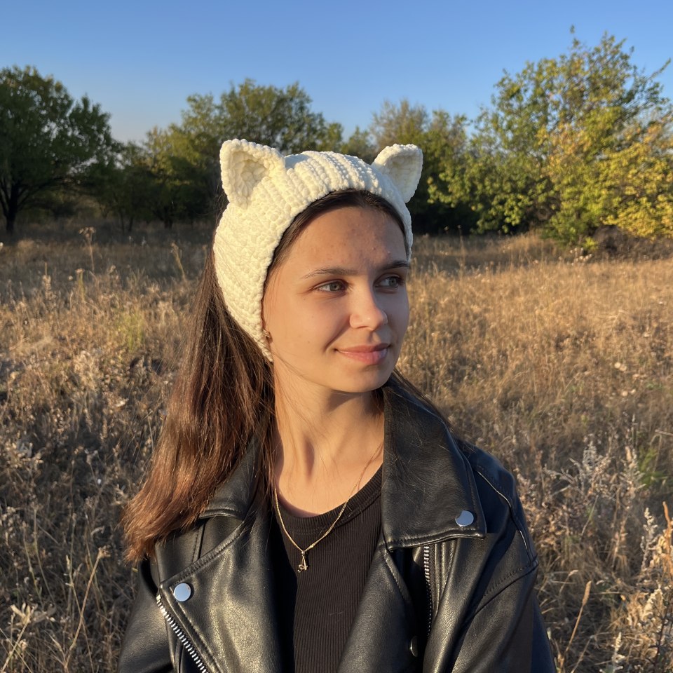 Плюшева пов'язка Котик