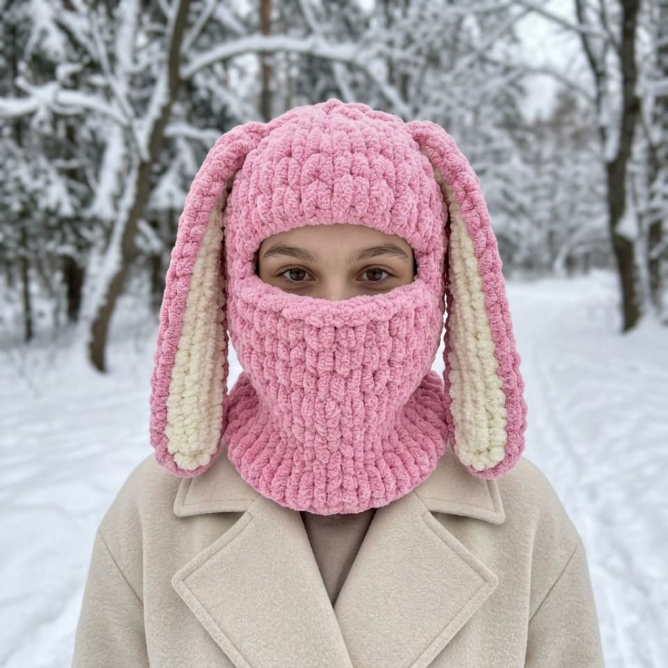 Балаклава Зайчик (короткі двоколірні вуха)