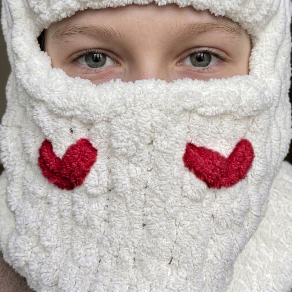 Сердечки до балаклави