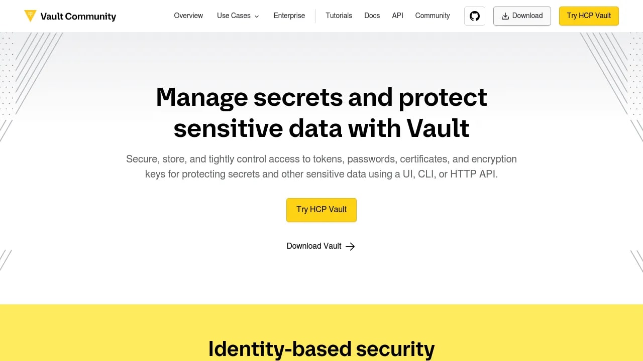 Hashicorp vault open source alternative to 1password lastpass and