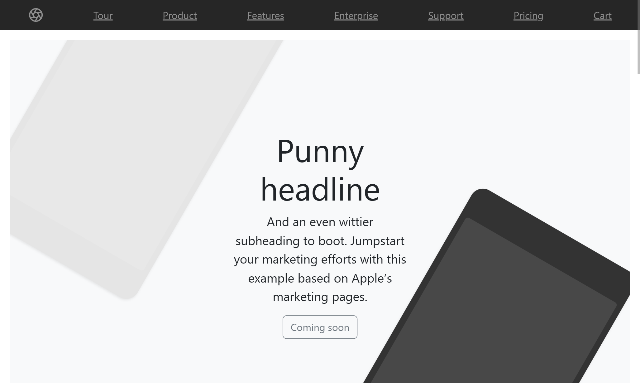 This image is a screenshot from the Bootstrap example section, used for educational and illustrative purposes only. All rights belong to Bootstrap. Visit getbootstrap.com for more information.