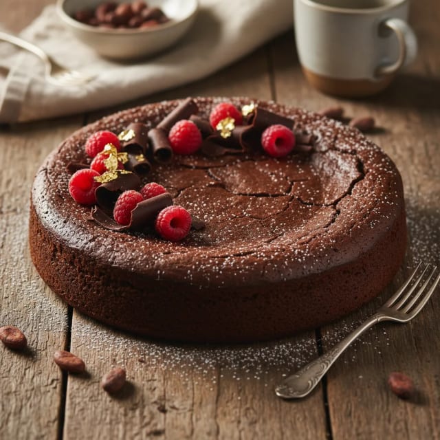 Chokladtårta utan mjöl