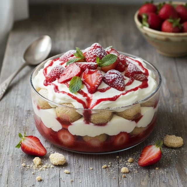 Jordgubbstiramisu