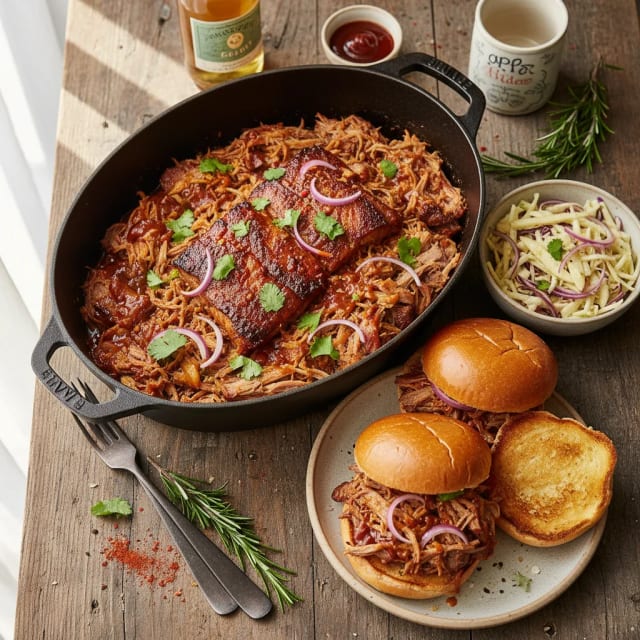 Pulled Pork i Ugn