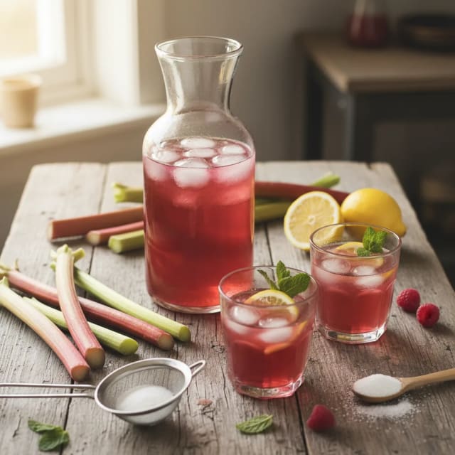 Rabarbersaft