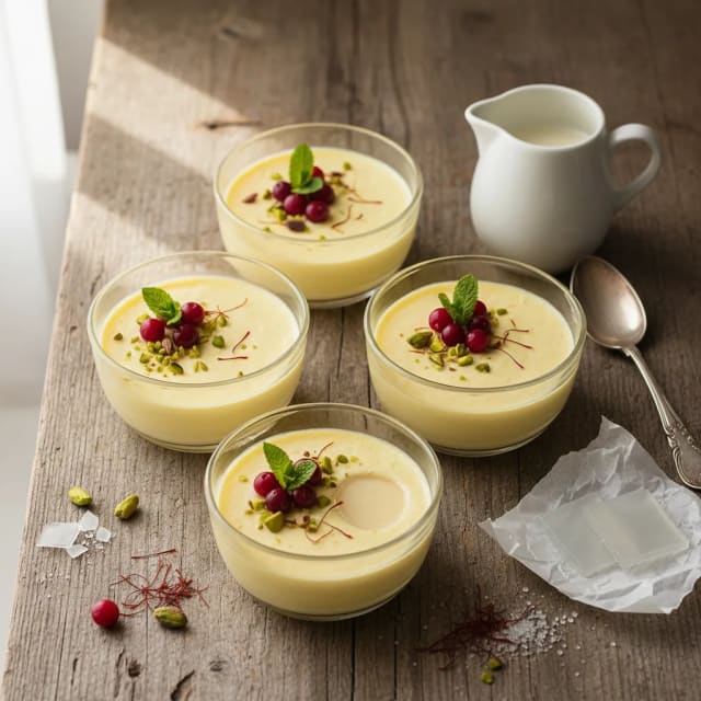 Saffranspannacotta