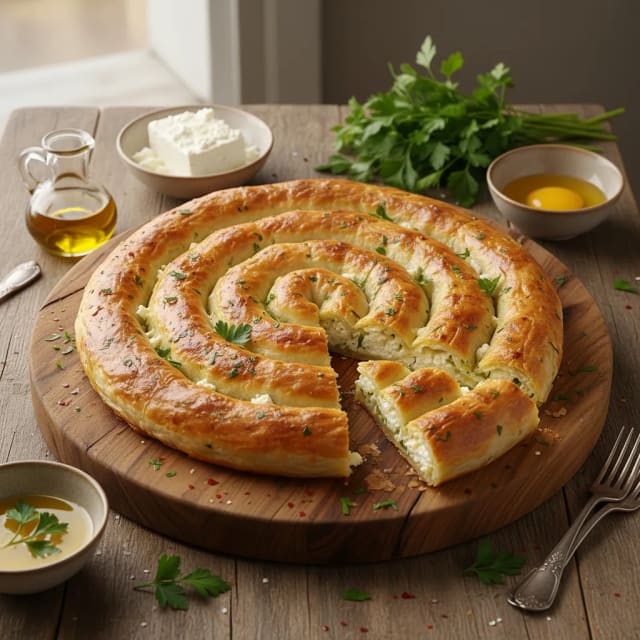 Turkisk börek med fetaosten