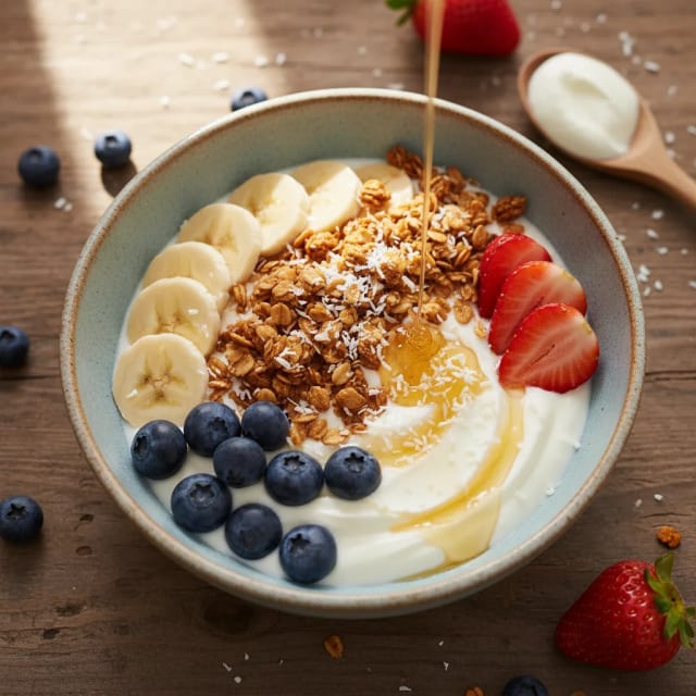 Yoghurtskål med frukt