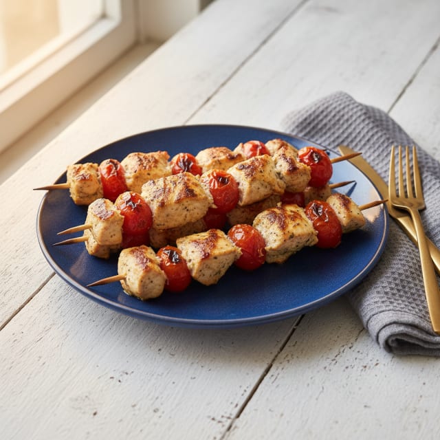Shish taouk — grillade kycklingspett