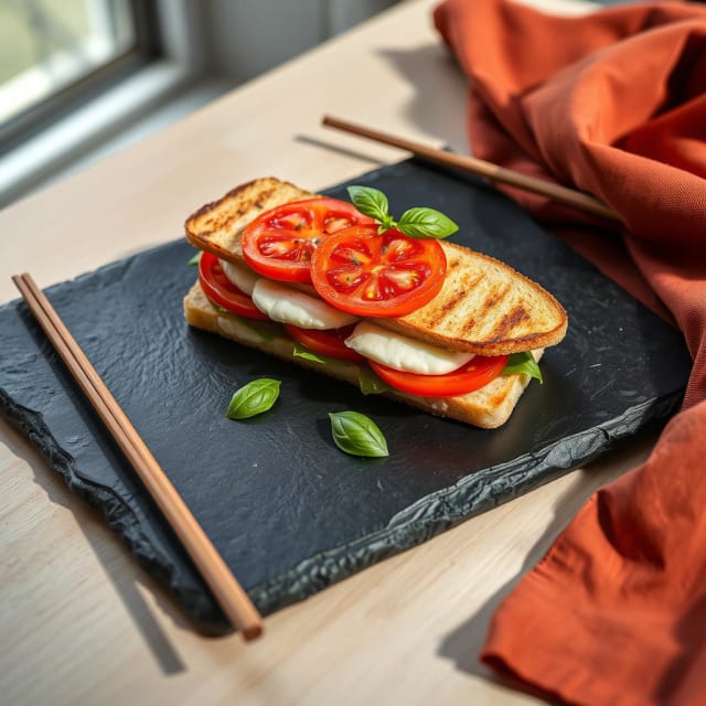 Panini Caprese med Svenska Smaker