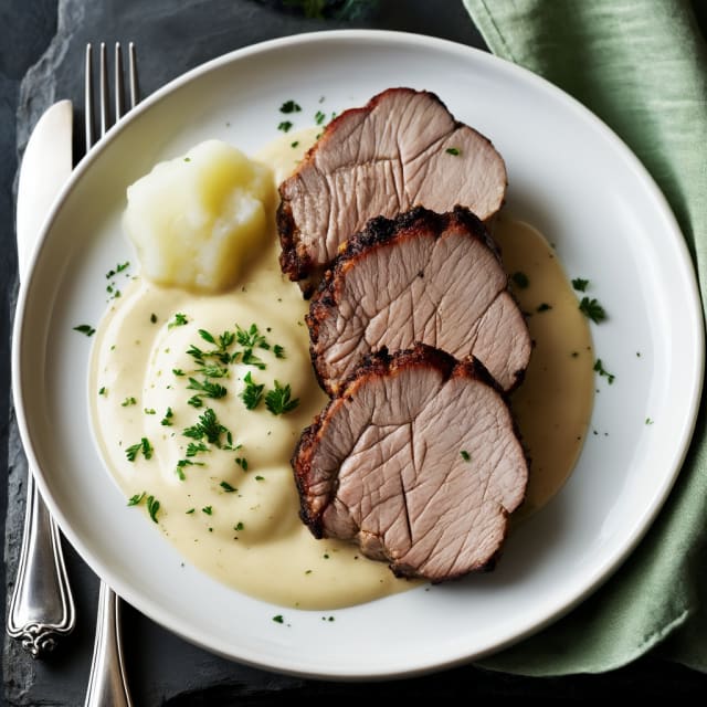 Grillad Fläskytterfilé med Krämig Dijonsås