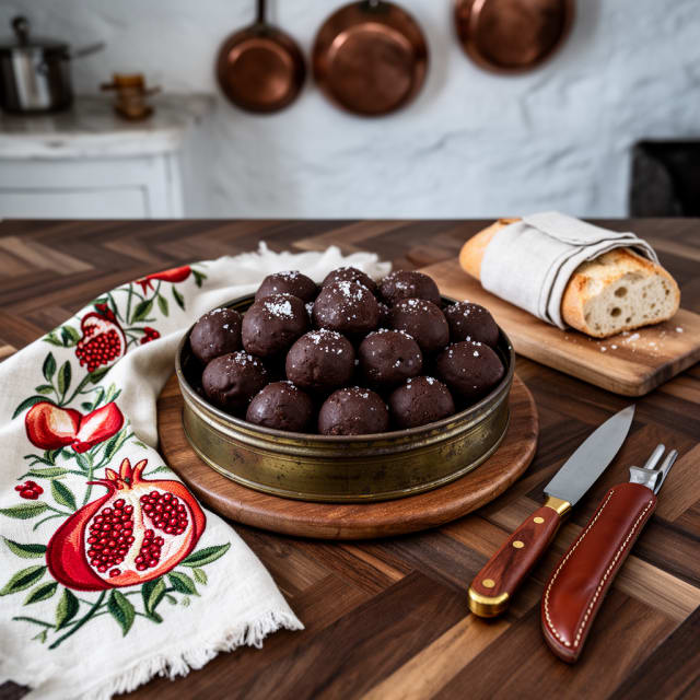 Chokladtryffel med havssalt