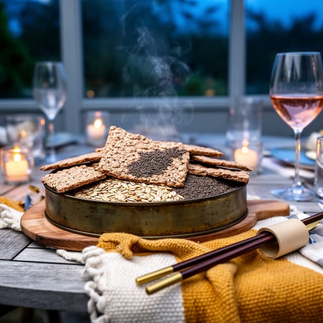 Knäckebröd med havre och kummin