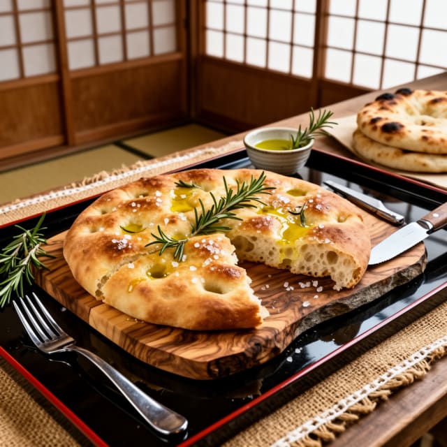 Surdegsfocaccia med Rosmarin