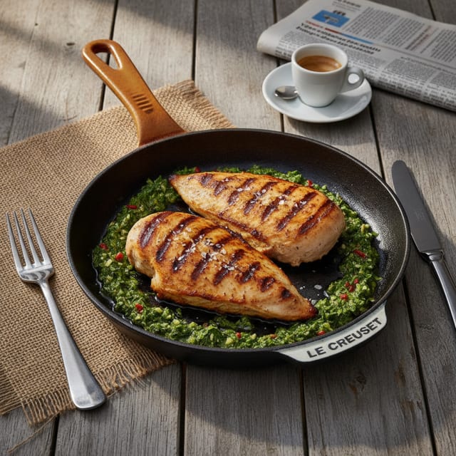 Grillad kycklingfilé med chimichurri